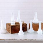 Milk Glass Vases - Small