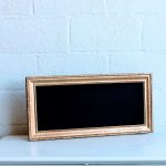 Gold Vintage Framed Chalkboard - Small Sized